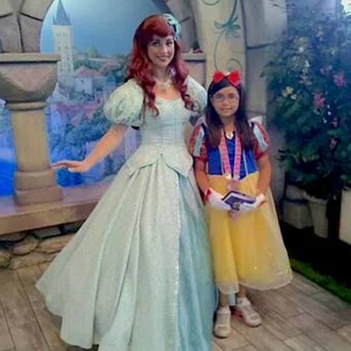 A young Jennifer Ibarra posing with Ariel