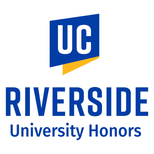An illustrated logo for UCR's University Honors program.