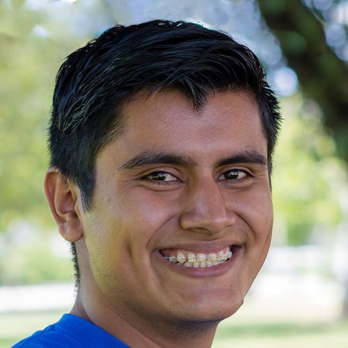 Student Jorge Juarez Duarte (JJ) or