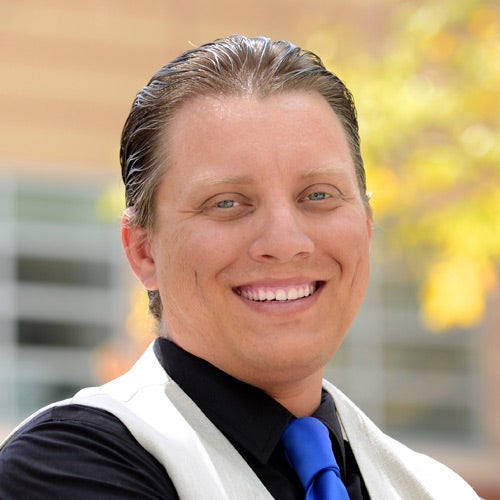 David Burghgraef, a student in the Graduate School of Education