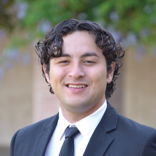 Student Eric Calderon, public policy major