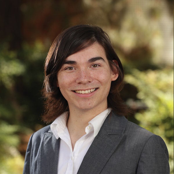 Student Justin Domecillo, English major